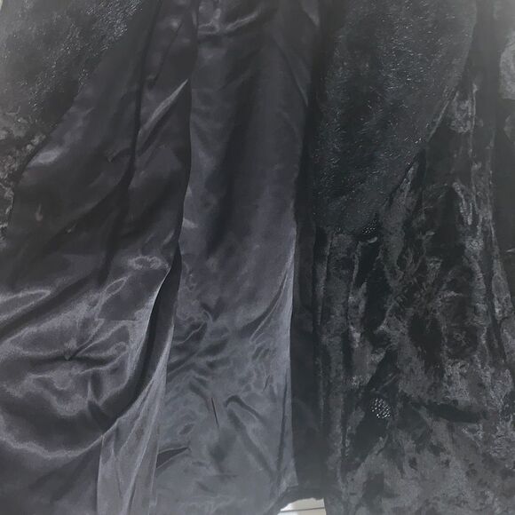 Vintage Black Short Fur Coat Size Small - Picture 15 of 16